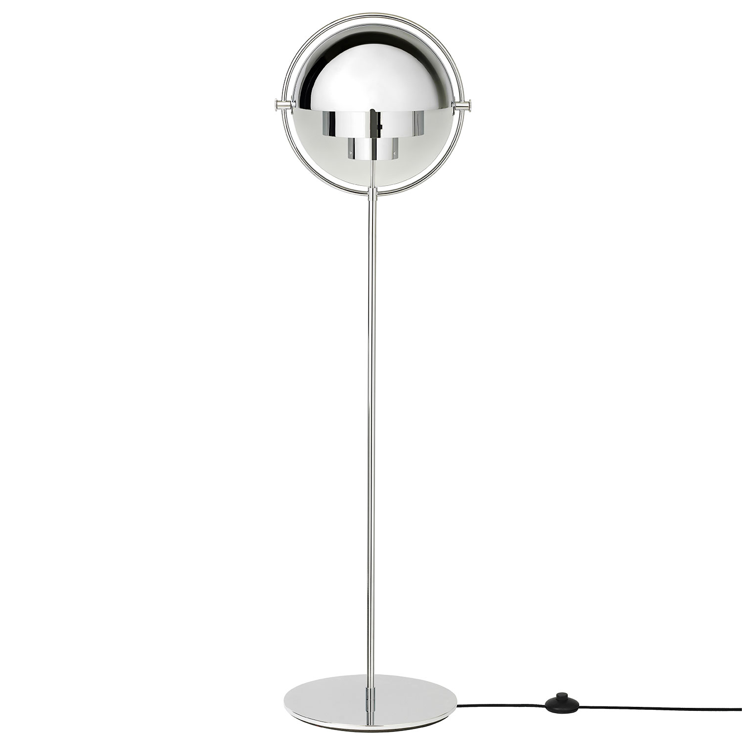 Gubi Multi-lite Golvlampa Krom/krom - Golvlampor Stål Krom - 10014439
